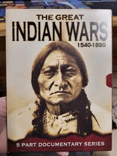 The Great Indian Wars 1540-1890 (DVD, 2009) 5 Part Documentary Series 