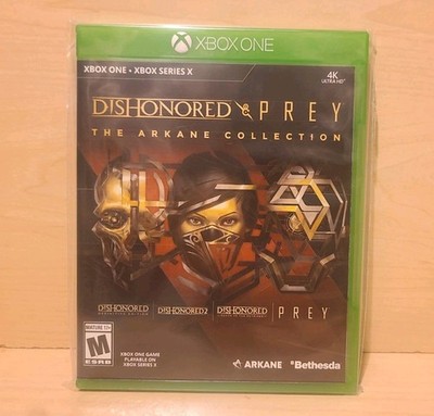 Dishonored and Prey: The Arkane Collection  Microsoft Xbox One- New, OPENED CASE