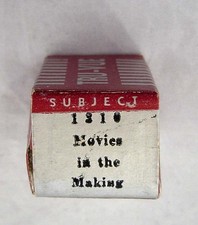 Movies in the Making -Tru-Vue filmstrip 1310 Vintage with Box