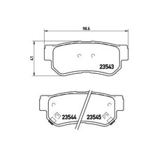 Kits de frein Hyundai TRAJET