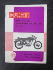 Ducati 250/350 - Mark 3 / Desmo / Scrambler manuale uso manutenzione originale