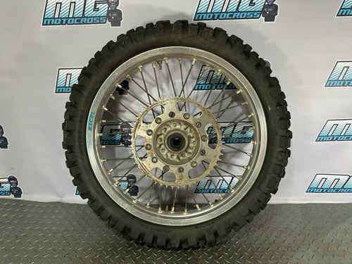 2007 Yamaha YZ 250F 19” Rear Wheel Hub Rim Tyre Spokes - Picture 3 of 7
