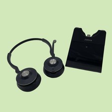 Jabra Engage 75 Double-ear Wireless Stereo Headphones with Charging Base MP2121