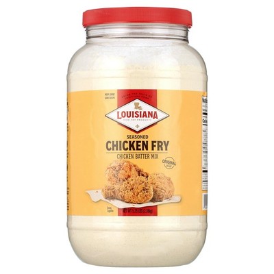 Louisiana Fish Fry Products Seasoned Crispy Chicken Fry Chicken Batter Mix 84 oz