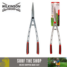 Wilkinson Sword Lightweight Long Handled Hedge Shears with Soft Grip - 1111390W