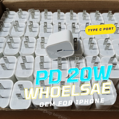 USB-C Fast Wall Charger For iPhone Air iPad Android 20W Cube PD Block Type-C Lot