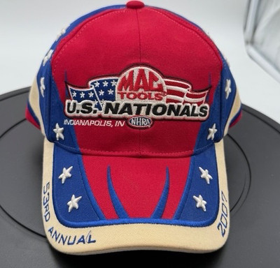 VRHTF NHRA VTG 53RD MAC TOOLS US NATIONALS HAT ONE SIZE-NEW-NEVER WORN W/TAGS 2