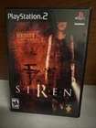 Siren For PS2 (PlayStation 2, 2004) CIB - Complete With Manual And Card