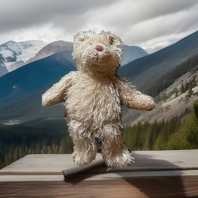 Ty Beanie Babys Punkies Frizzy Bear hellbraun sauber keine Löcher versaute Haare