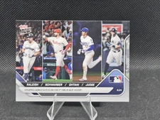 2025 Topps Now #766 Raleigh / Schwarber / Ohtani / Judge 4 Players Launch 50 HR