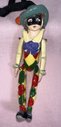 VTG 80s Wood Green Hat Mardi Gras Clown ORNAMENT 6