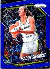 2025 Panini Prizm WNBA #50 Maddy Siegrist Blue Velocity Prizms