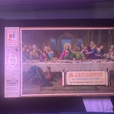 Milton Bradley The Last Supper Leonardo da Vinci 1000-1999pc Art Jigsaw