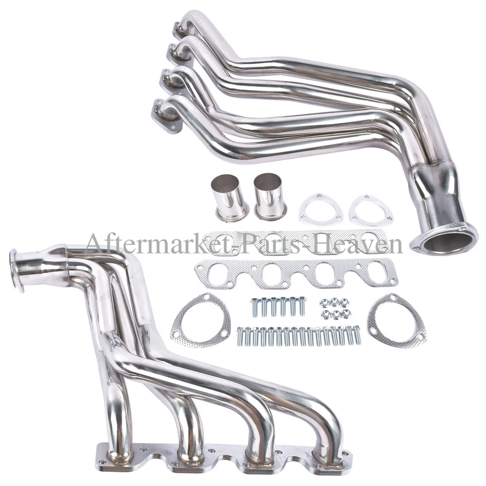 Colector de escape para motores Ford Serie F 1977-1979 351M 400M acero inoxidable Foto 3 de 4