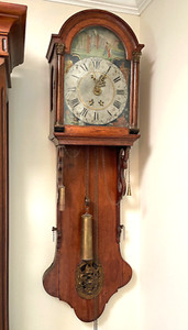 Antique 1700's Friesian Tail Wall Clock