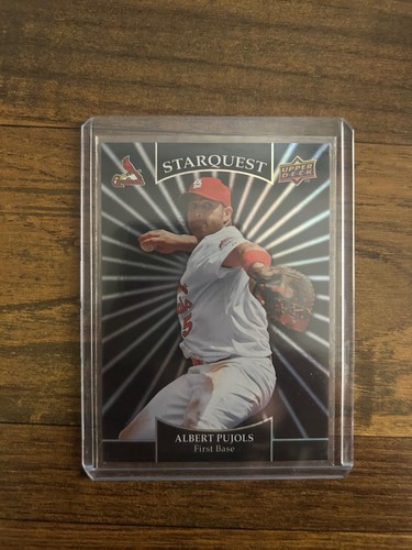 Pont supérieur 2009 - Starquest noir ultra rare #SQ-1 Albert Pujols - Photo 1/2