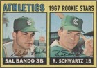 1967 Topps - Randy Schwartz Sal Bando #33