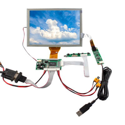 VGA 2AV Controller Board 8'' EJ080NA-05A 800X600 LCD 4Wire Resistive Touch Screen