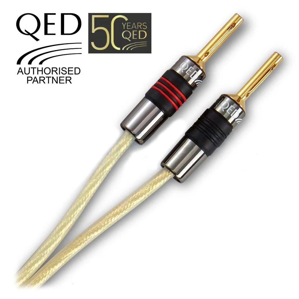 QED Golden Anniversary XT Speaker Cable AIRLOC Forte Terminated 2m 3m 5m 10m - Image 2 of 4