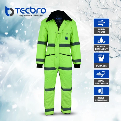 Hi-Vis Tecbro Chill Bloc Insulated Coverall Extreme Cold Weather Freezer Suit  - product listing photo