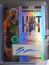 2019 Ky Bowman Hoops Premium Hot Signatures Auto Warriors RC - Free Shipping!