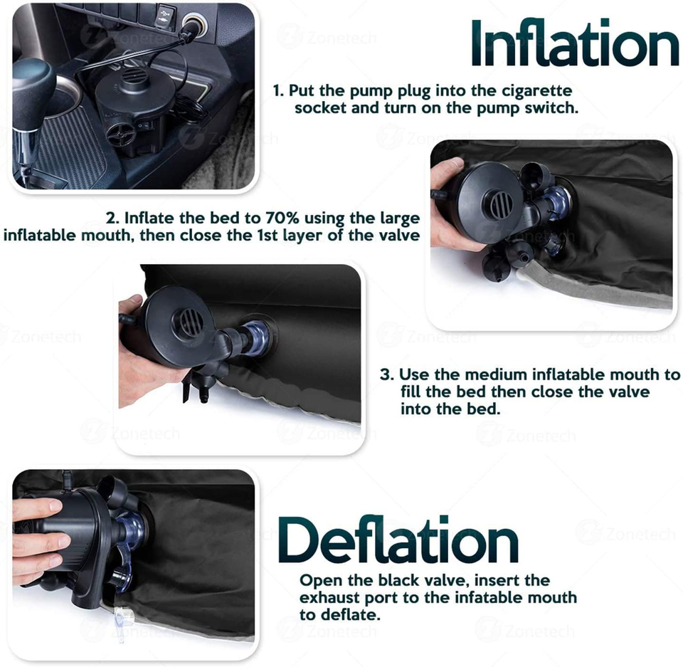 Inflatable Car Air Mattress Back Seat Bed,Car Beds Thickened Car