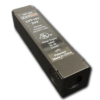 Lightech LVT-151 150W Electronic Transformer 120V Input to 24V Output