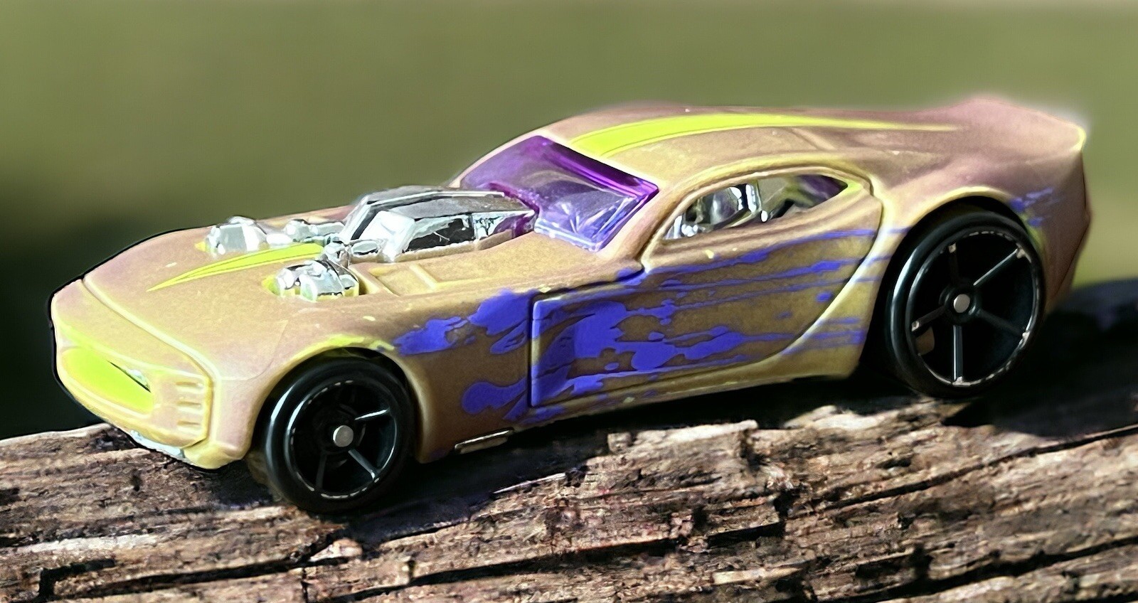 Hot Wheels Color Shifters Nitro Doorslammer Aston Martin Green Purple