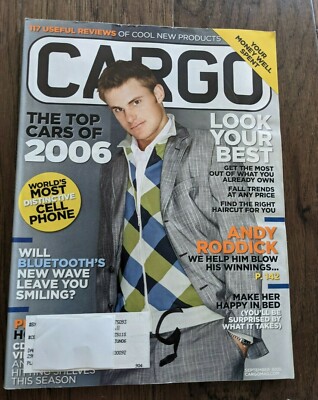 Cargo Magazine September 2005 Andy Roddick Top Cars of 2006 + Cool New ...