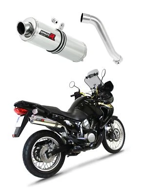 XL 650 V TRANSALP 2001 - 2007 Terminale di Scarico Silenziatore ST DOMINATOR
