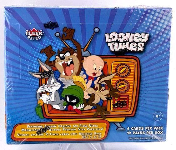 2024 UPPER DECK LOONEY TUNES FLEER RETRO EDITION FACTORY SEALED HOBBY BOX - M1