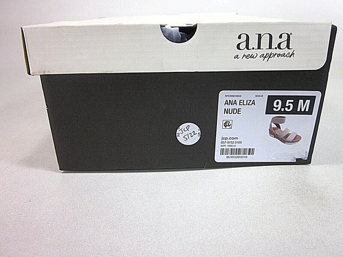 Ana Eliza Women's Nude Strappy Sandals US Size 9.5 M - Picture 6 of 6