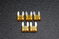 5 PACK ATM 5 AMP FUSES MINI FUSE BLADE STYLE CAR BOAT AUTOMOTIVE AUTO ATM5