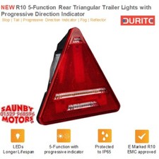 Durite 0-300-61 Triangular LED Trailer Rear Combination Lamp  Left Side  12/24v