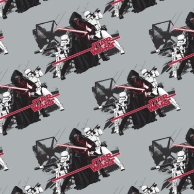 STAR WARS IMPERIAL KYLO REN STORM TROOPERS FABRIC