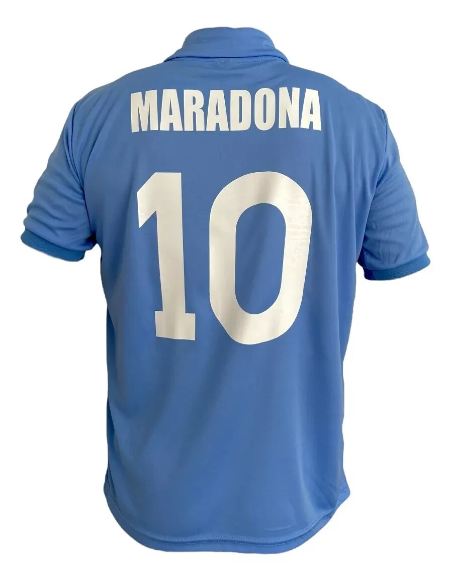 SSCナポリ 84/85 ホーム レトロ ユニフォーム #10 MARADONA NAPOLI 1987 1988 Diego MARADONA 10 Home Retro Shirt BUITONI