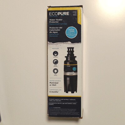 EcoPure EPWHC18 Water Heater Replacement Cartridge-Made in the USA NEW SEALED