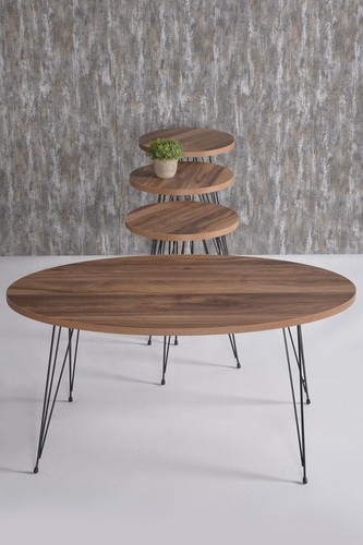 Living Room Coffee Table Set & Nesting Tables Side Tables End Tables - Picture 37 of 67