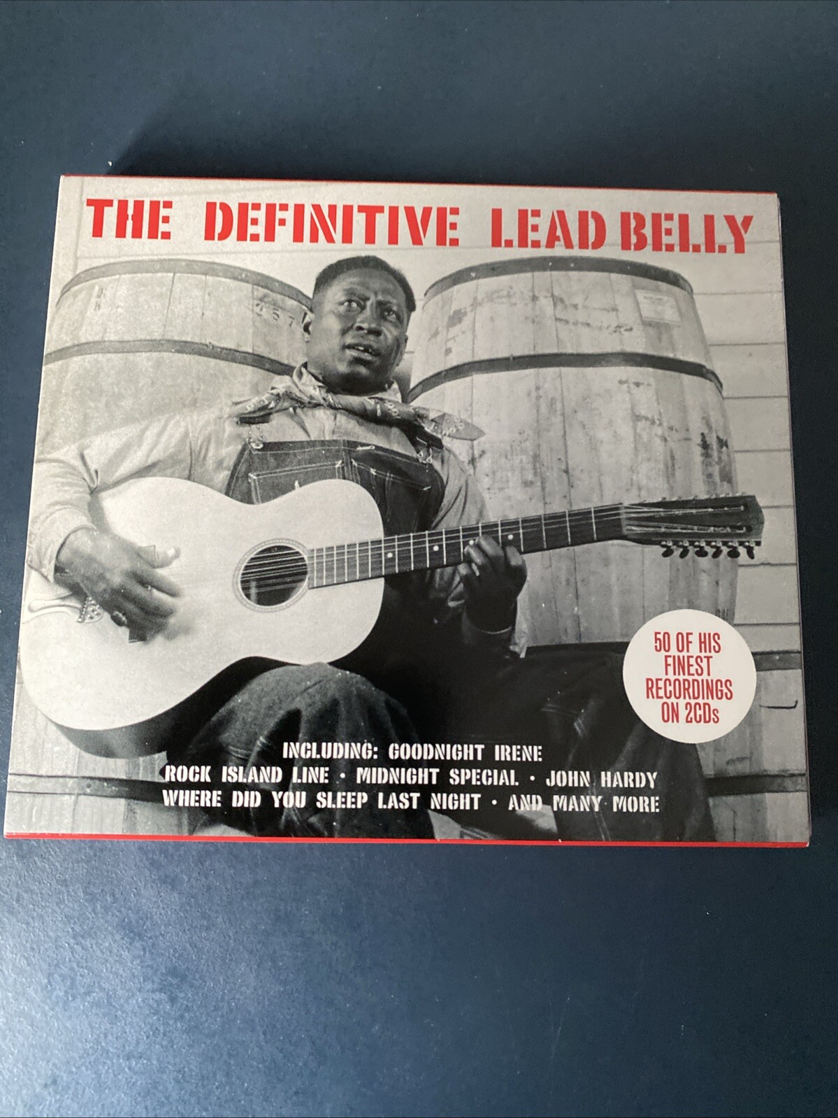 The Definitive Lead belly double Cd album country blues Slipcase