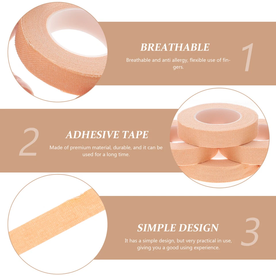 10X Guzheng Finger Tape Chinese Zither Adhesive Tape Tearable Silk Finger Tape - Image 2 of 4