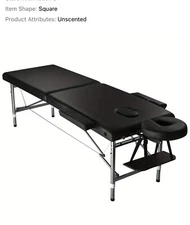 PORTABLE LIGHT-WEIGHT DURABLE ALUMINUM MASSAGE TABLE WITH CARRY CASE
