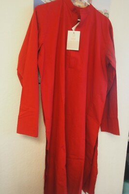 Satabdi brand Men's panjabi . Size 40'' Slim. New with Tag red Cotton