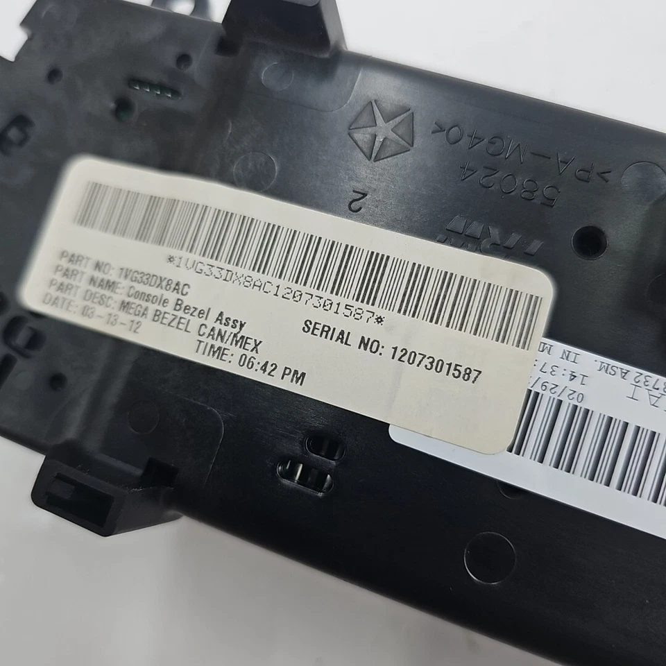 OEM AC HVAC Climate Switch Control Module Heater Dash Panel For Dodge & Chrysler - Image 4 of 4