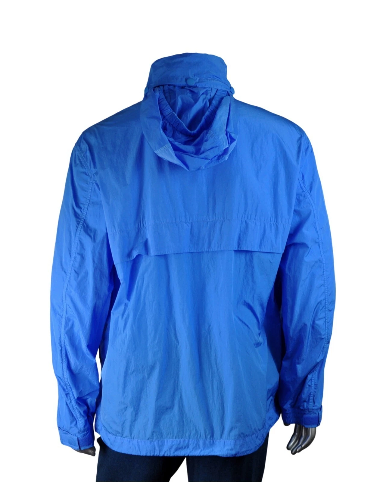 Giacca a vento leggera con cappuccio Burberry blu uomo $1.995 nuova con etichette 2XL