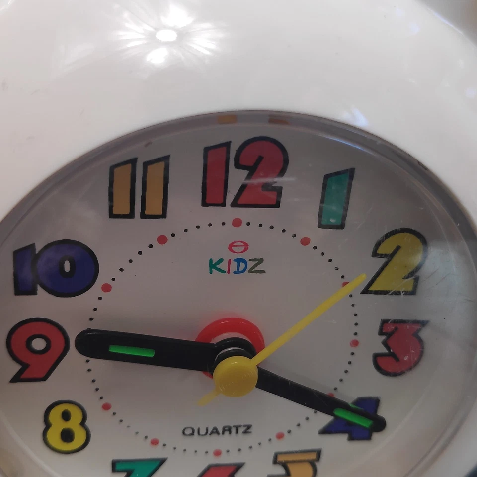 Retro Wecker Kidz Uhr Huhn Hahn Kikeriki 80er 90er „Guten Morgen“ Vintage - Bild 2 von 4