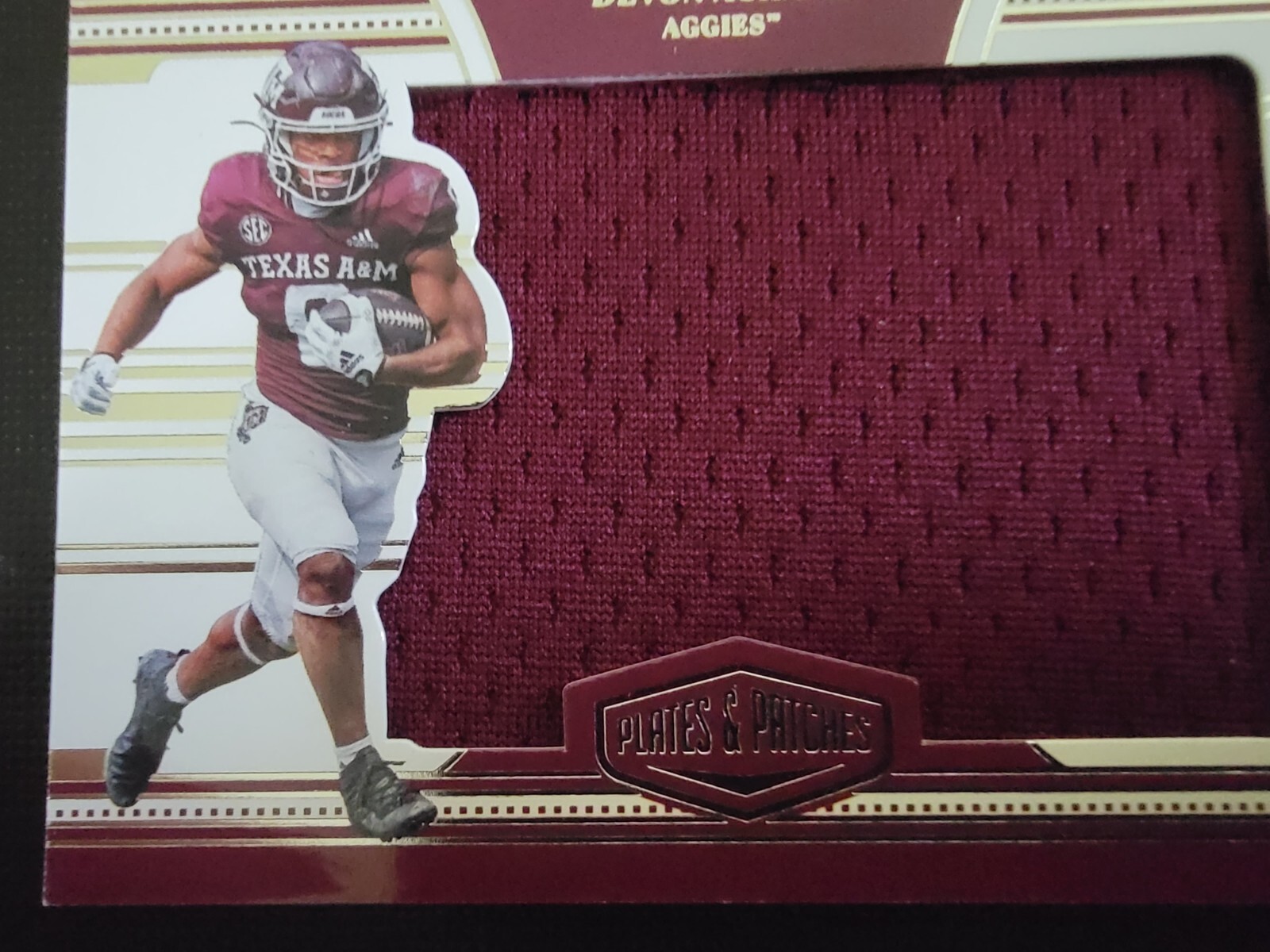Devon Achane 2023 Panini Chronicles plaques et patchs carte de football recrue PFC-DA - Photo 4 sur 10