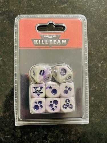 Warhammer 40k - Kill Team - Dice Sets 8ct 6- 14mm 2- 10 Sided - Picture 3 of 8