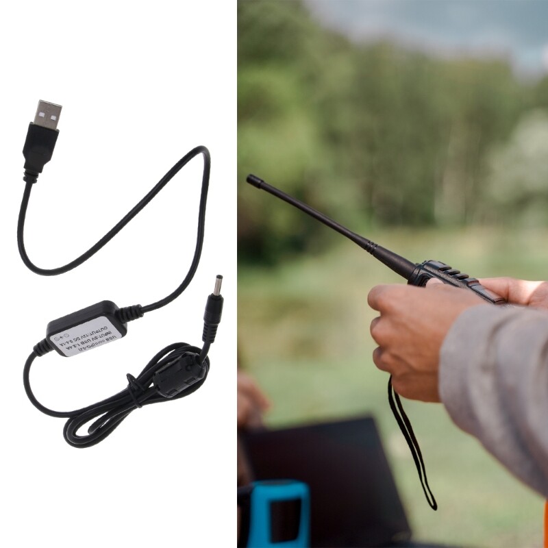 Cavo Di Ricarica USB Per Walkie Talkie | Lunghezza 130 Cm, Compatibile Con TH-F6, TH-F7, TH-G71, TH-K2 E Modelli Simili
