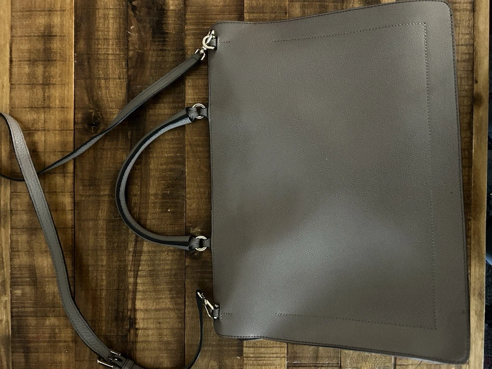 Furla Handbag Blue Black Gray Abstract Shoulder Strap Officecore Office Siren - Image 2 of 4