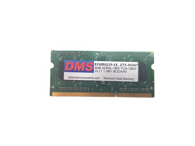 Data Memory Systems 4GB DDR3L-1600 PC3-12800 512x64 CL11 1.35V 204pin SODIMM